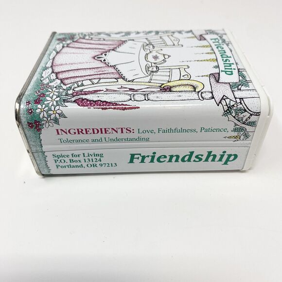 Vintage FRIENDSHIP Spice for Living Tin Tea Party Discontinued - Picture 4 of 6